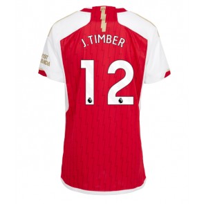 Arsenal Jurrien Timber #12 Hemmatröja Dam 2023-24 Kortärmad